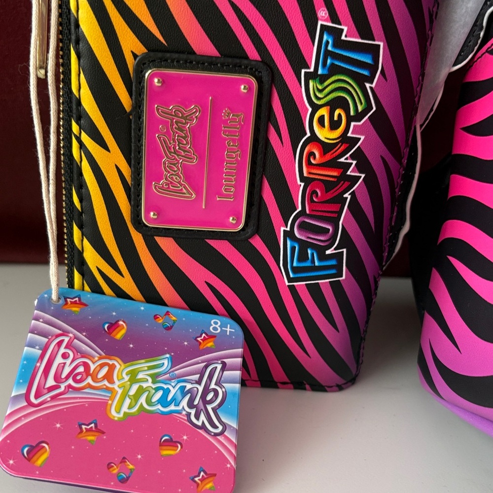 Lisa Frank x Loungefly - Forrest Tiger Backpack and Wallet Set - Picture 2 of 5